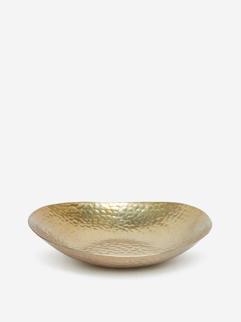 Westside Home Gold Metal Platter