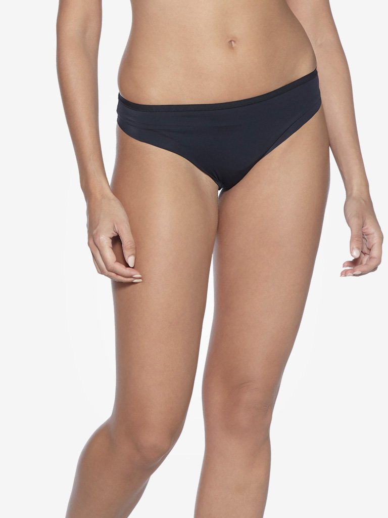 Wunderlove Black Invisible High-Leg Briefs