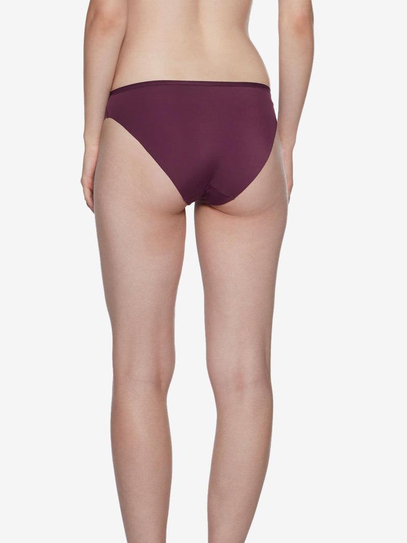 Wunderlove Burgundy Hi-Leg Invisible Briefs
