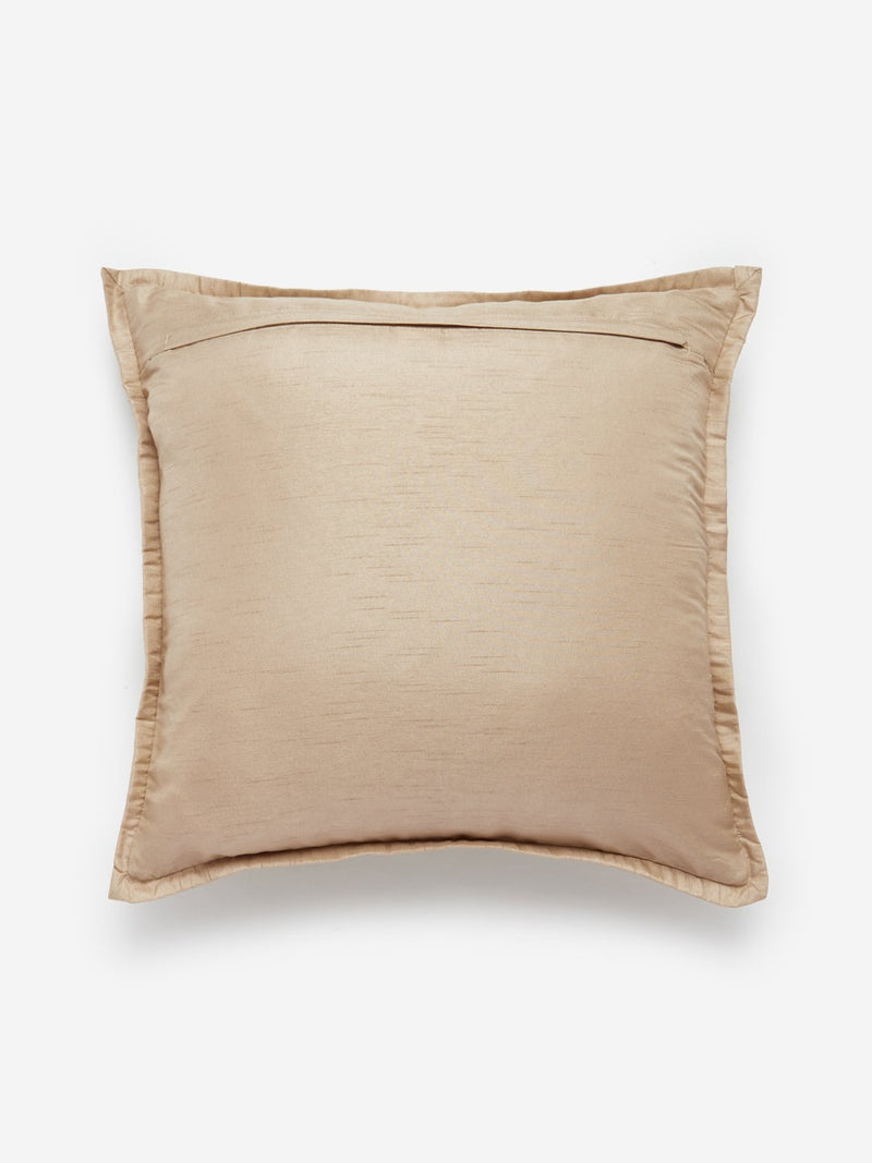 Westside Home Gold Checked Cushion Cover