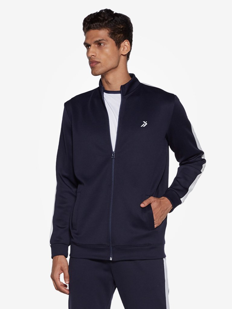 Studiofit Navy Slim Fit Jacket