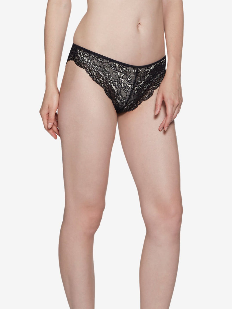 Wunderlove Black Sunshine Brazilian Briefs