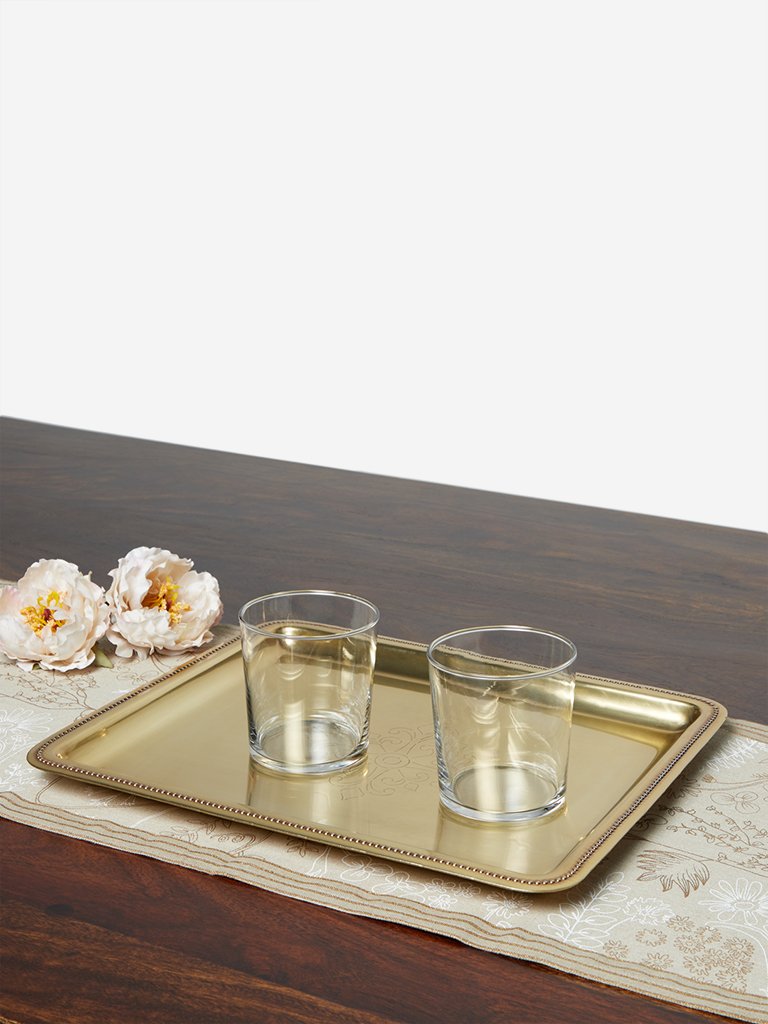 Westside Home Gold Stainless Steel Tray