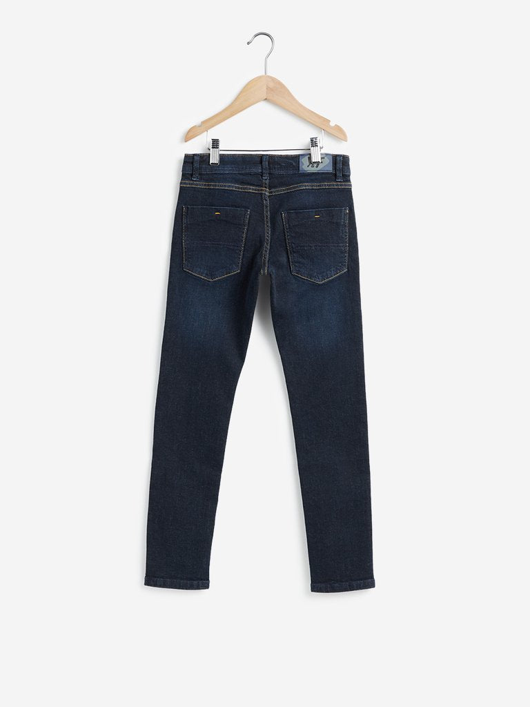 Y&F Kids Dark Blue Skinny Fit Jeans