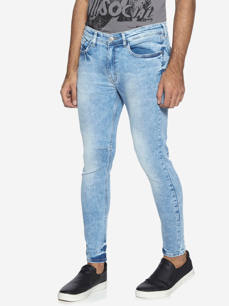 Nuon Nuo Flex Light Blue Carrot Fit Rodeo Jeans