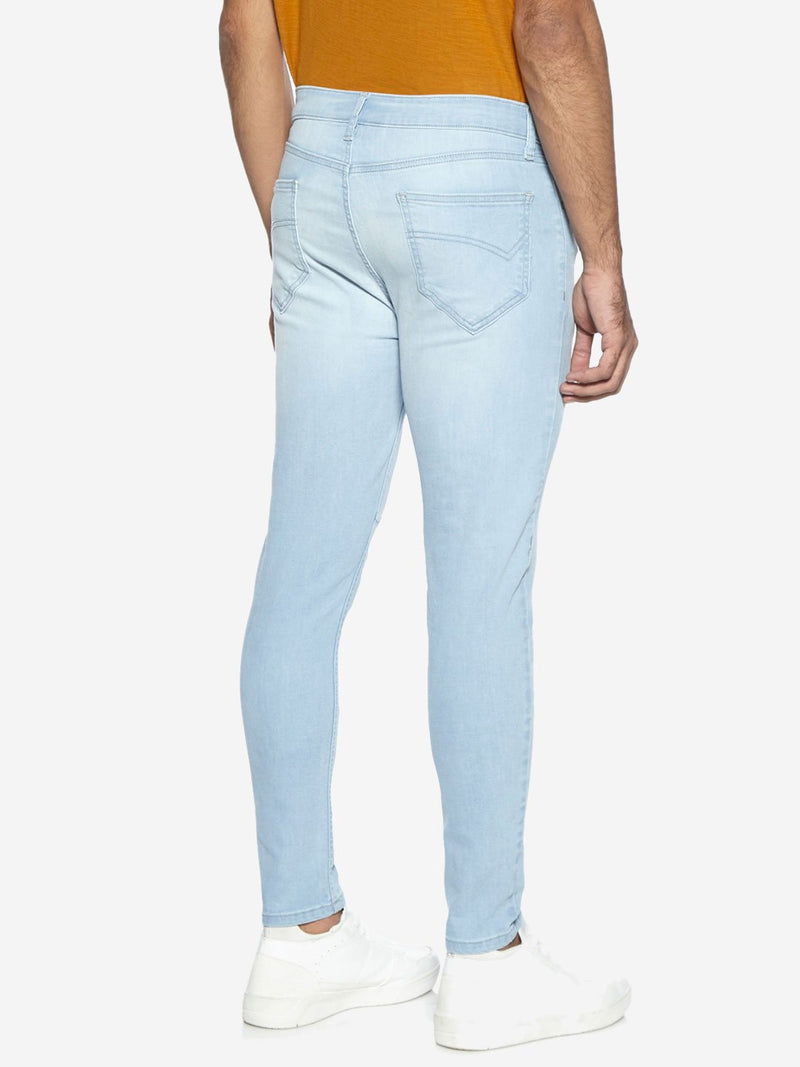 Nuon Nuo Flex Bleach Blue Carrot Fit Rodeo Jeans