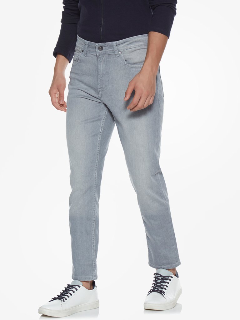 Ascot Light Grey Slim Fit Jeans