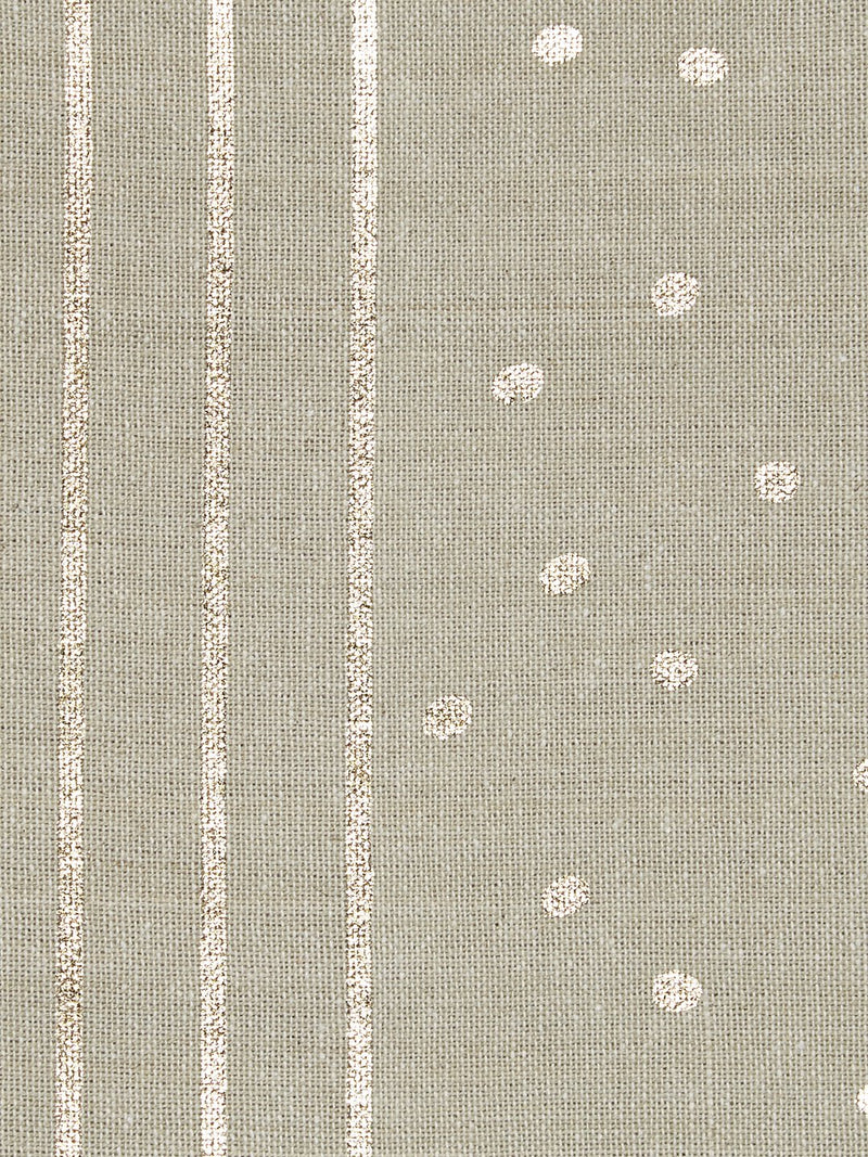 Westside Home Taupe Circular Print Pure-Cotton Square Table Cloth