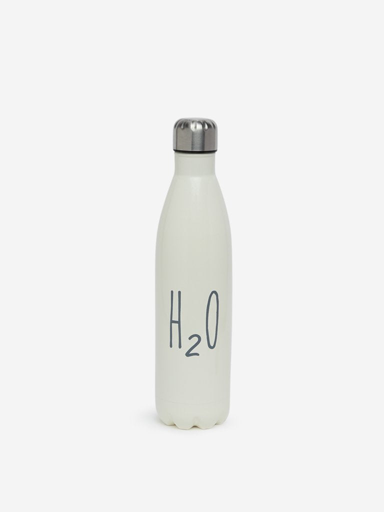 Westside Home Off-White H20 Metal Insulated 750ml Bottle