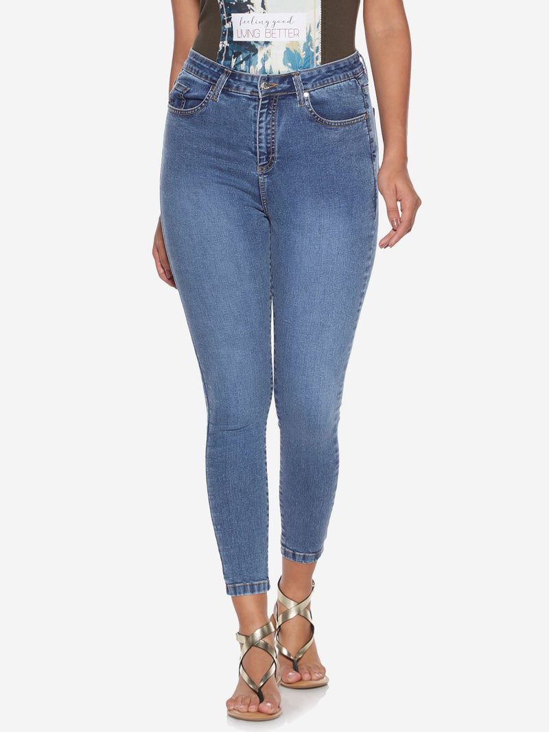 LOV Blue Jamie Cropped Jeans
