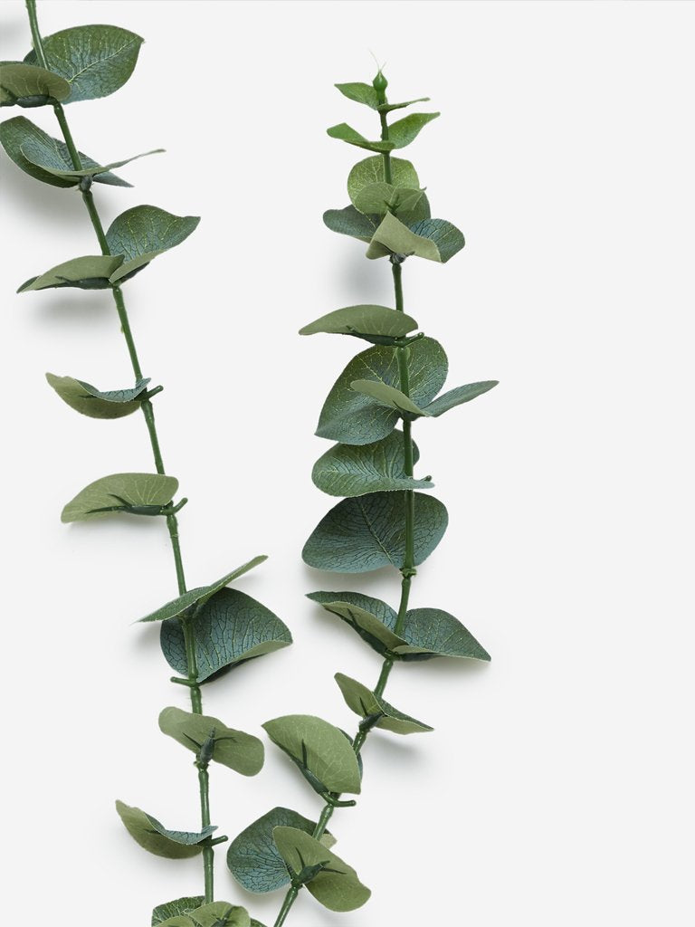 Westside Home Green Artificial Eucalyptus Leaves