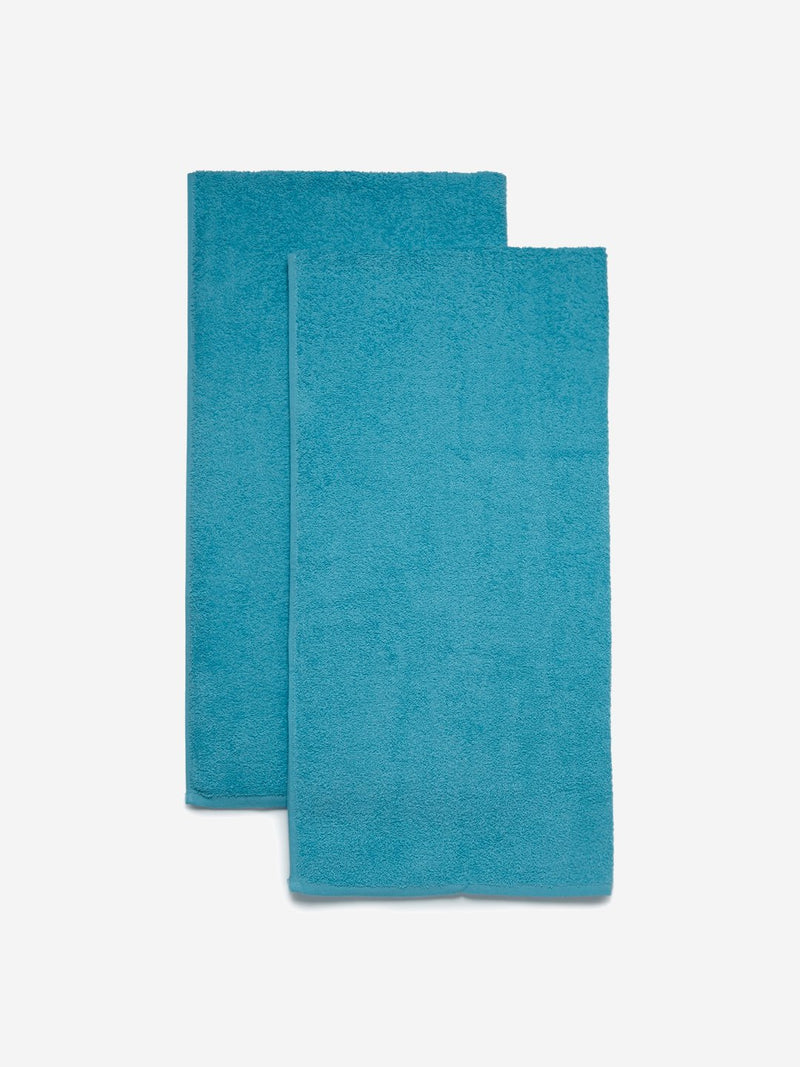 Westside Home Turquoise Bath Towels Set of Two