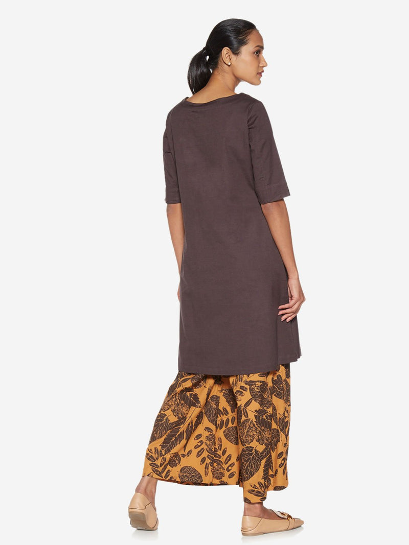 Utsa Charcoal A-line Kurti