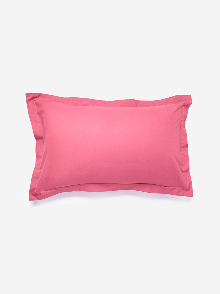 Westside Home Dark Pink Pillowcase Set of Two