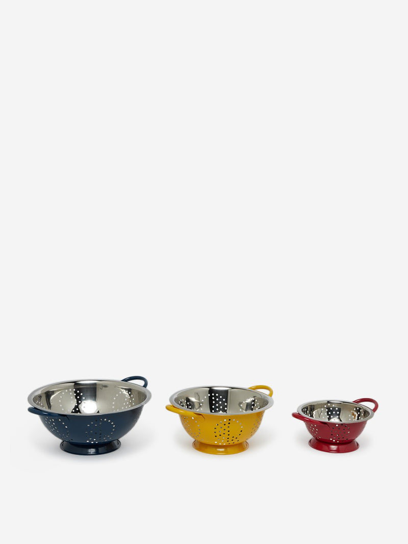 Westside Home Multicolour Colander Set Of Three