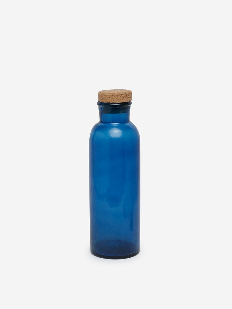Westside Home Blue 1000ml Glass Bottle
