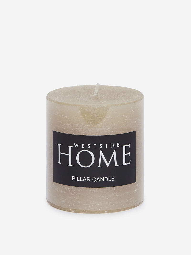 Westside Home Gold Short Pillar Candle