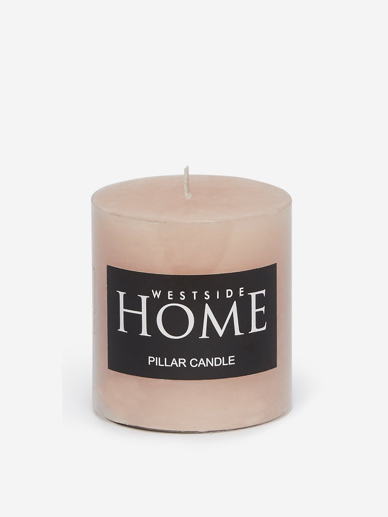 Westside Home Pink Short Pillar Candle