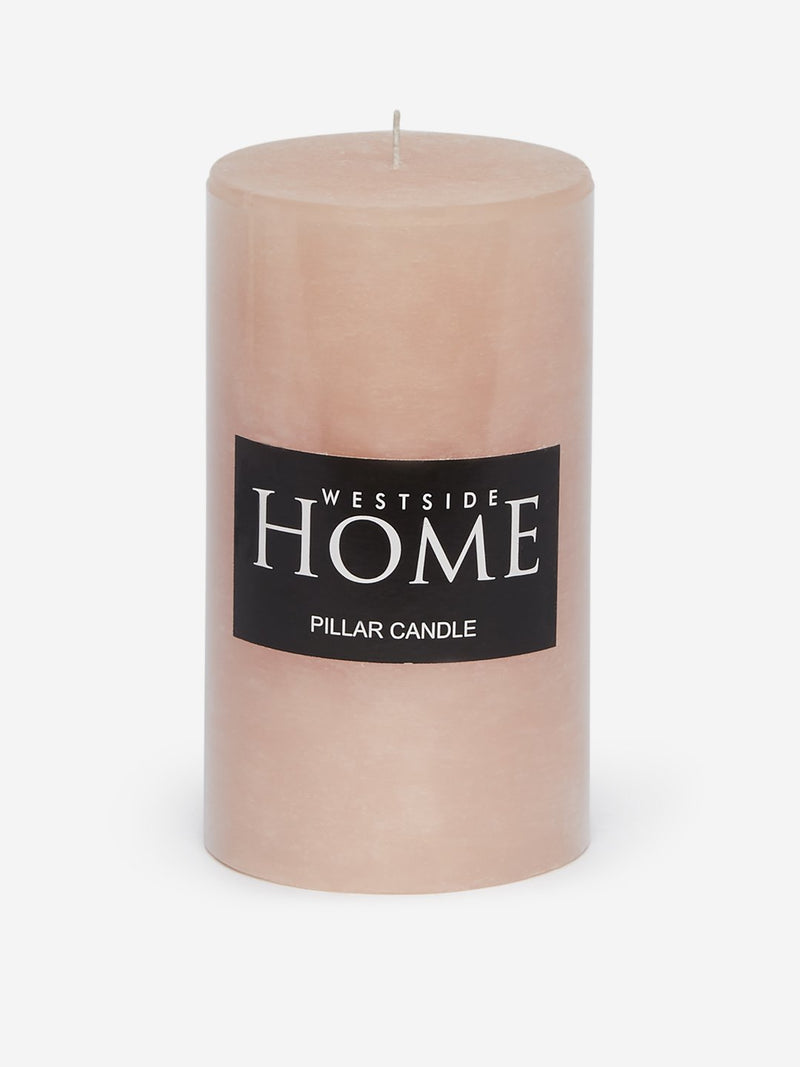 Westside Home Pink Pillar Candle