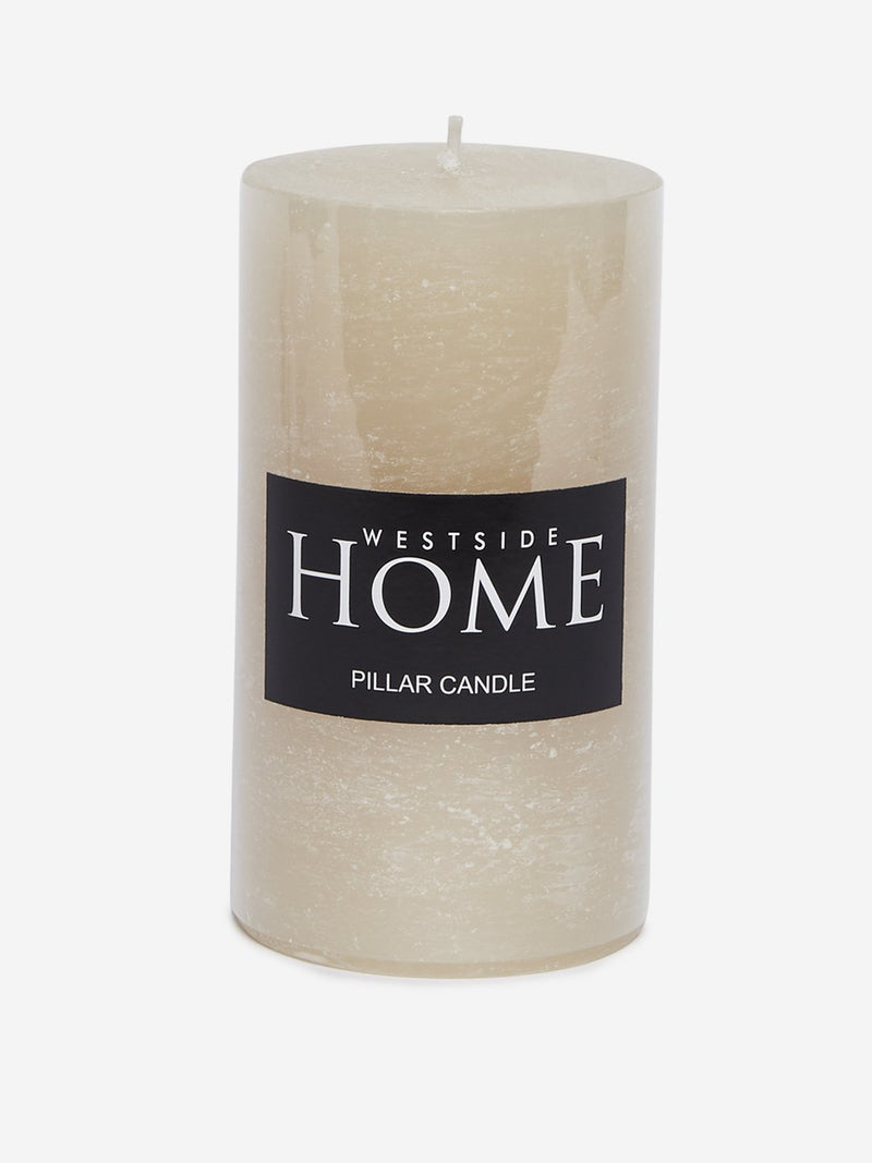Westside Home Off White Pillar Candle