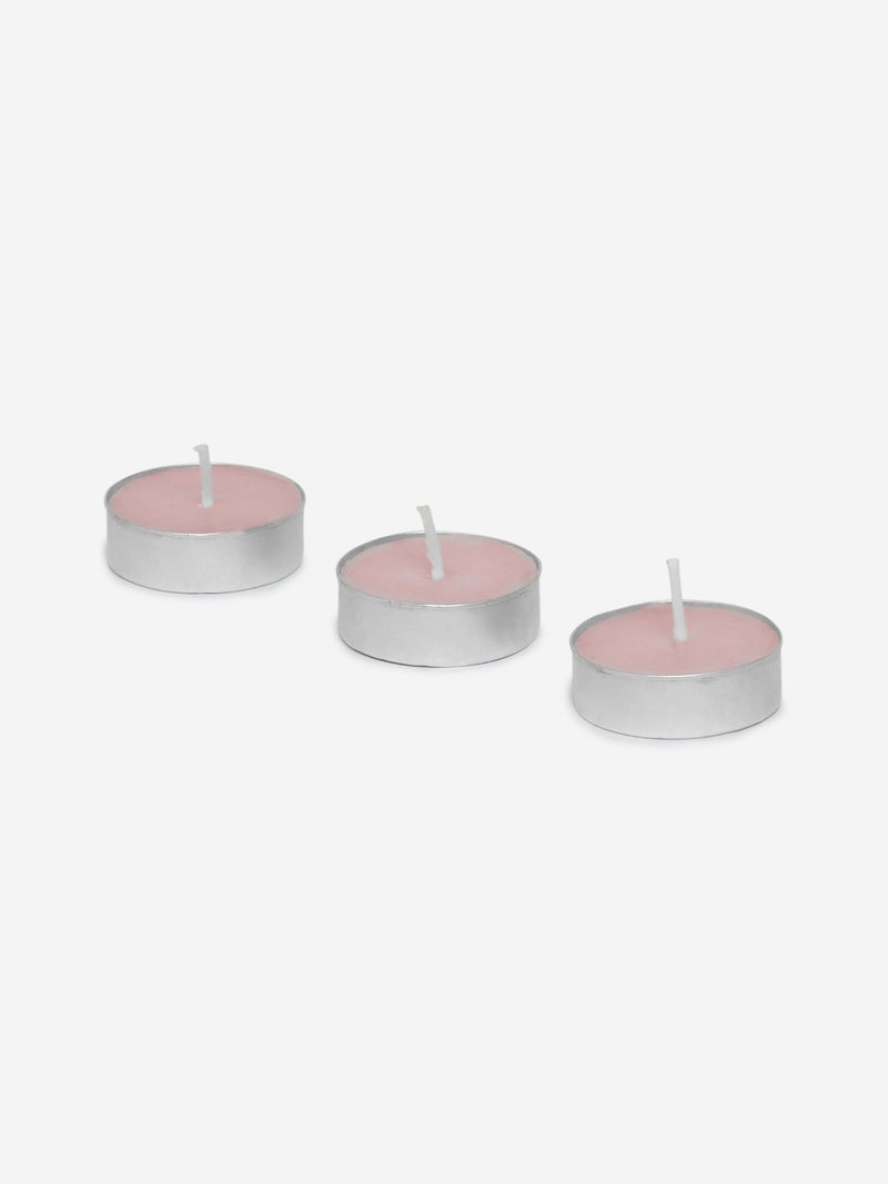 Westside Home Pink Tea-Light Candles Set of Forty