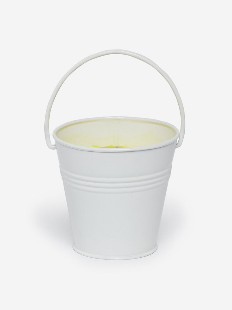 Westside Home Yellow Citronella Bucket Candle