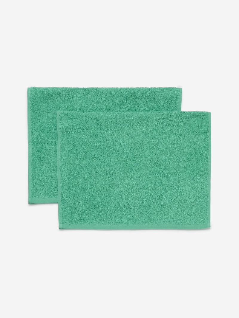 Westside Home Green Hand Towels Set Of Two