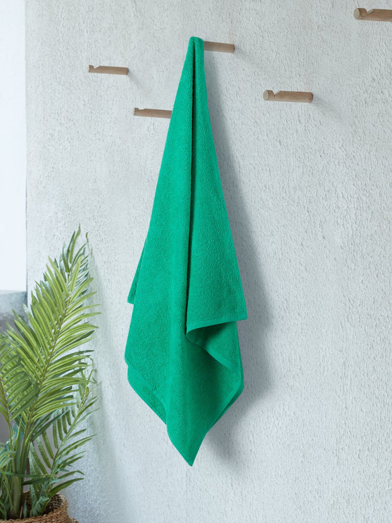 Westside Home Green Bath Towel Set of Two