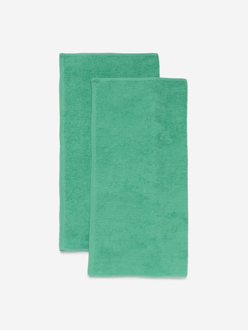 Westside Home Green Bath Towel Set of Two