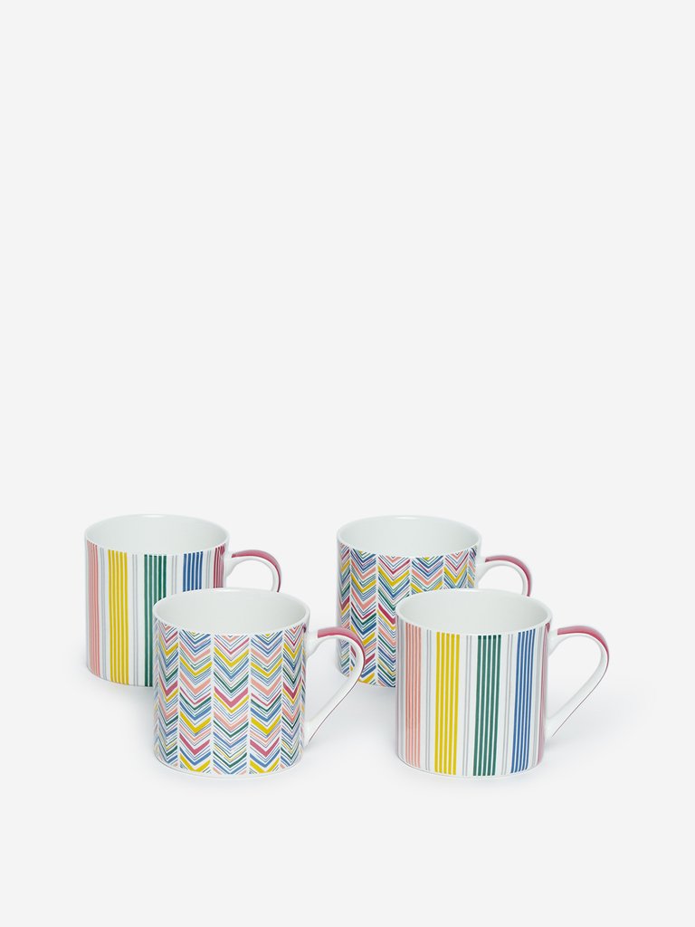 Westside Home Multicolour Mugs Set of Four