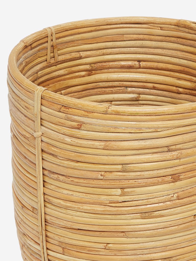 Westside Home Brown Large Cane Planter