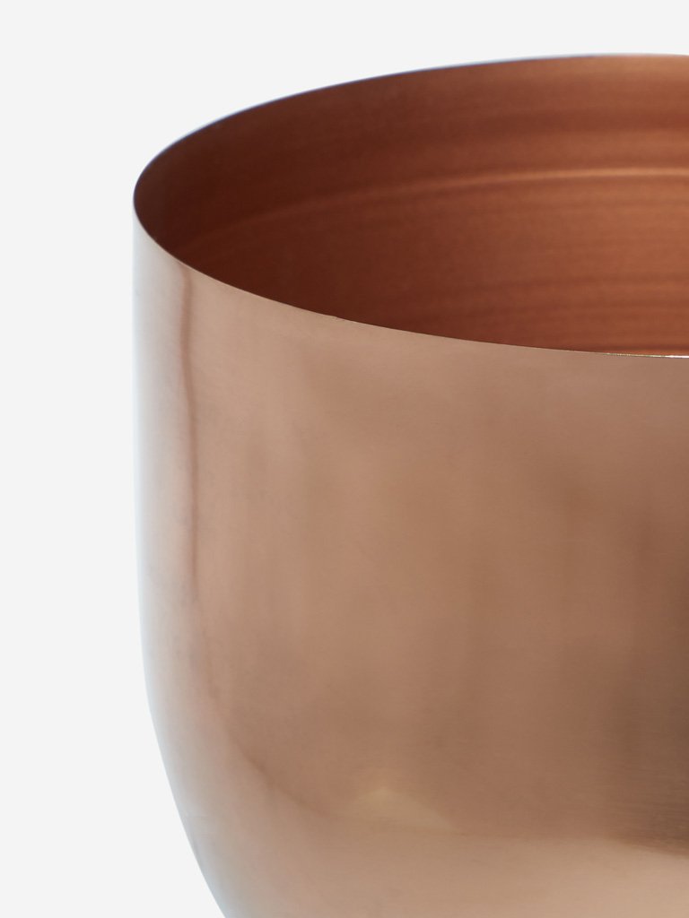 Westside Home Copper Short Planter with Stand