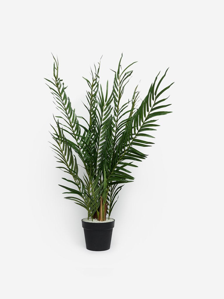 Westside Home Green Artificial Medium Palm Leaf Plant