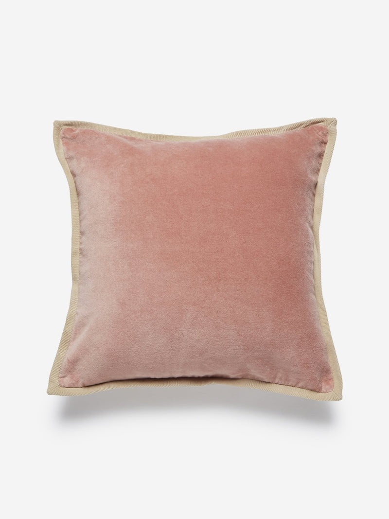 Westside Home Soft Pink Velveteen Cushion Cover
