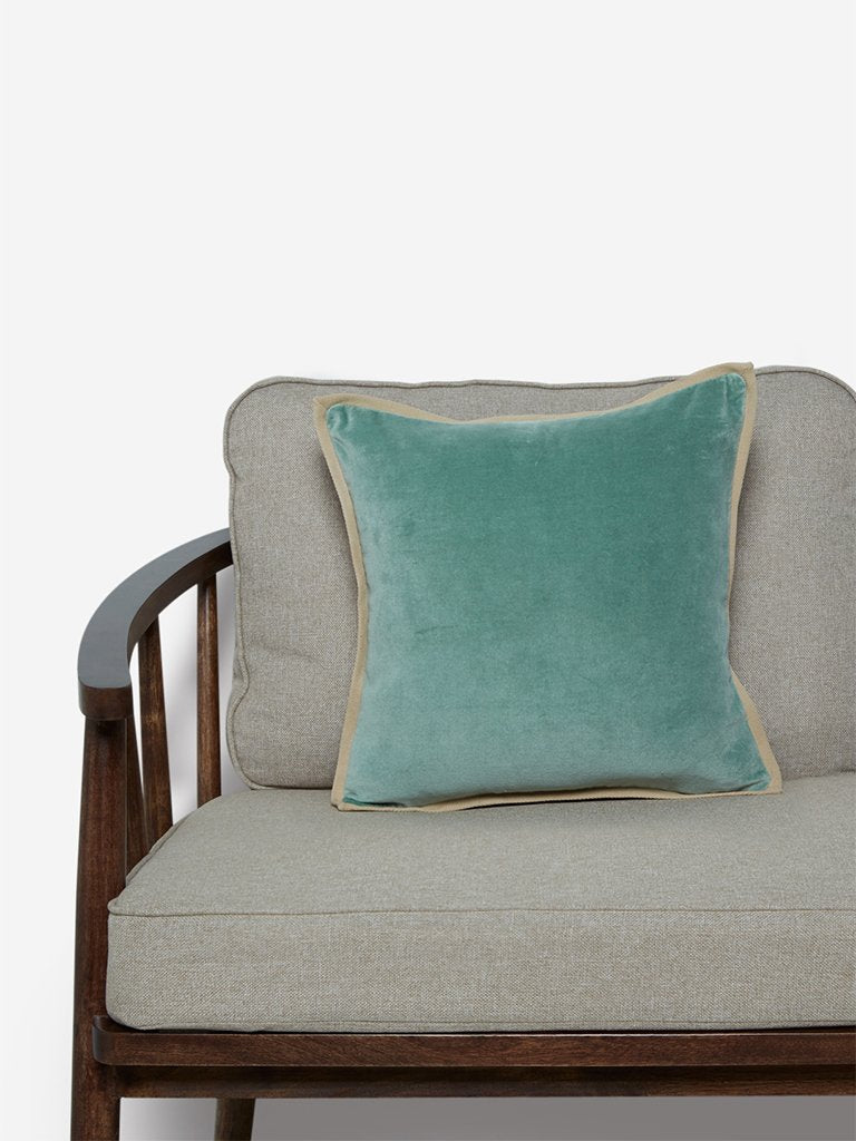 Westside Home Mint Velveteen Cushion Cover
