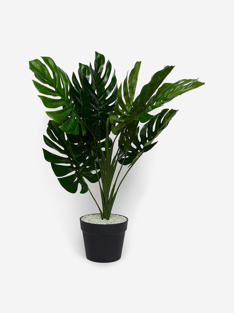 Westside Home Green Artificial Monstera Plant