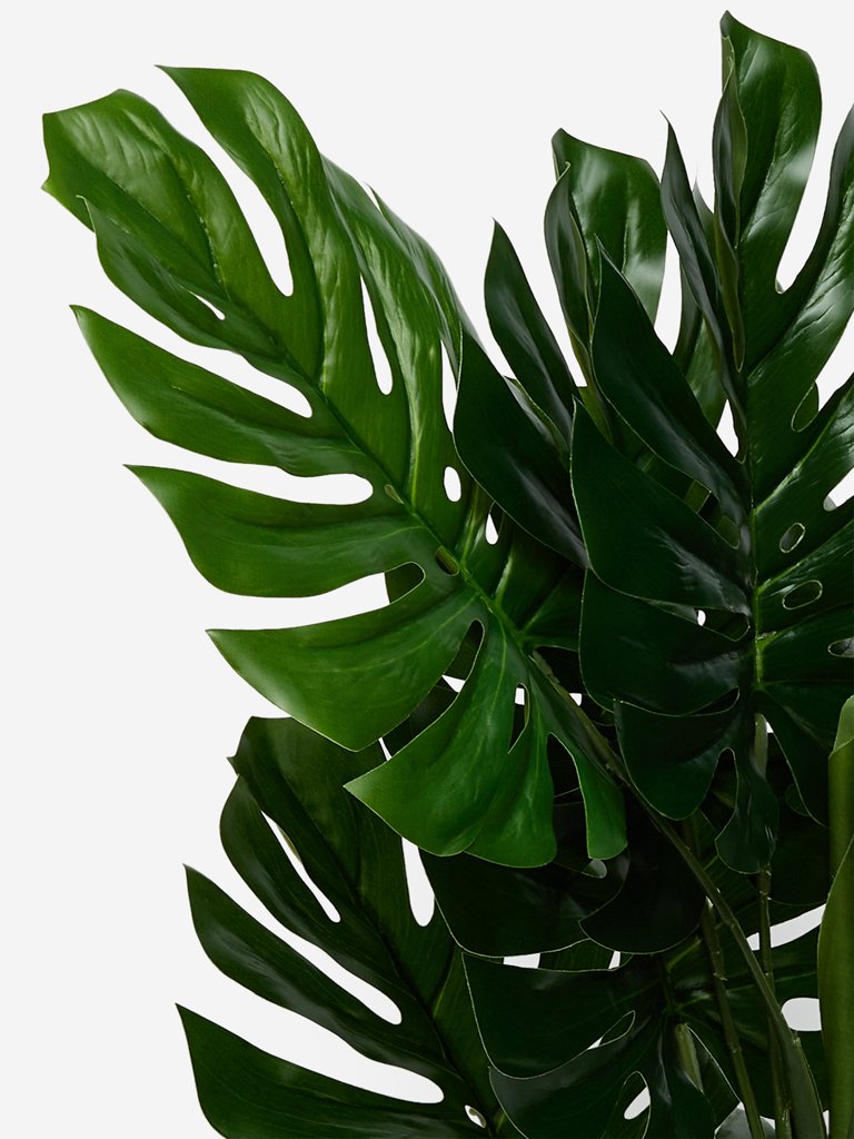 Westside Home Green Artificial Monstera Plant