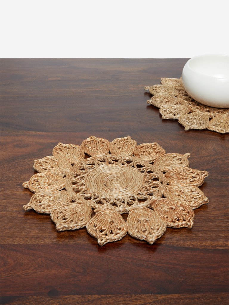 Westside Home Brown Woven Placemats Set Of Two