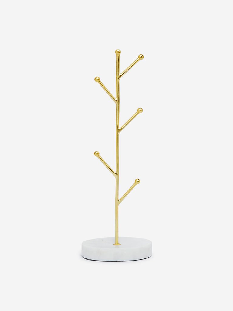 Westside Home Gold Tree-Design Jewellery Stand