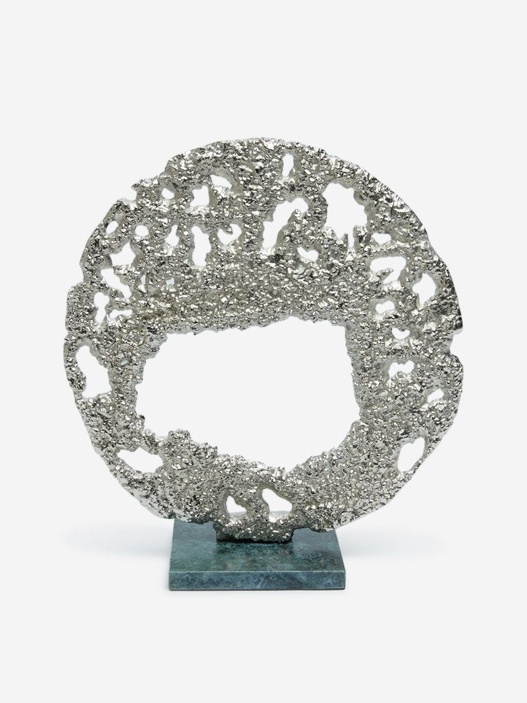 Westside Home Silver Moon Design Stand Decor