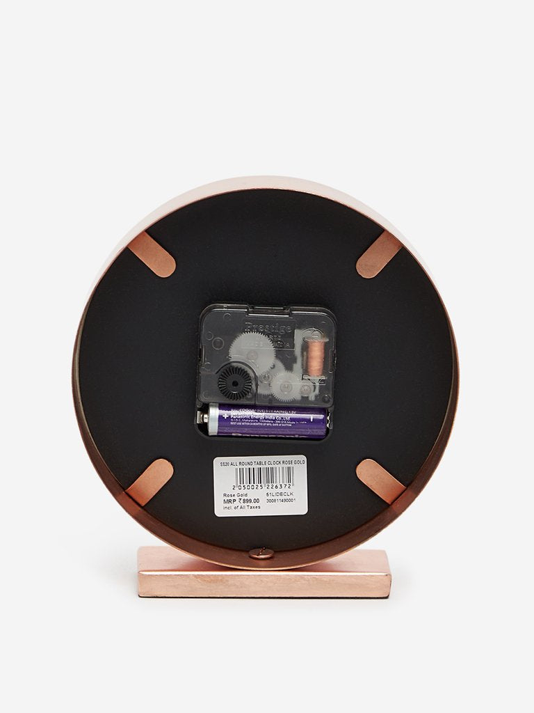 Westside Home Rose Gold Table Clock