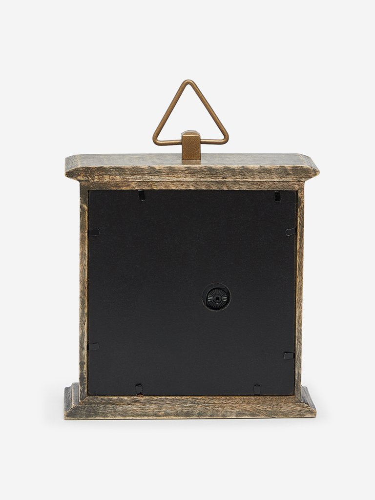 Westside Home Brown Wooden Clock