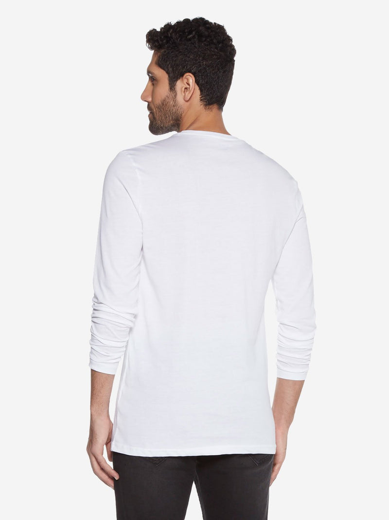 Nuon White Slim Fit T-Shirt