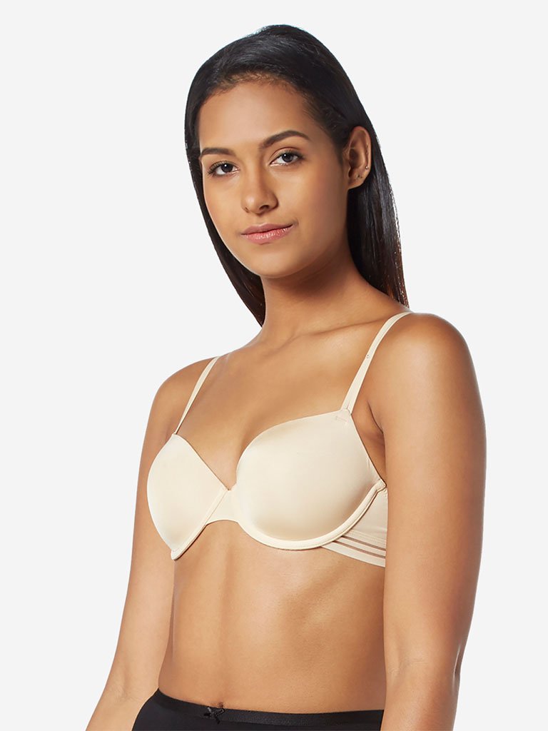 Wunderlove Beige Wired Padded Bra