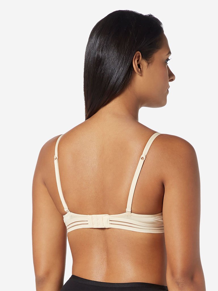 Wunderlove Beige Wired Padded Bra