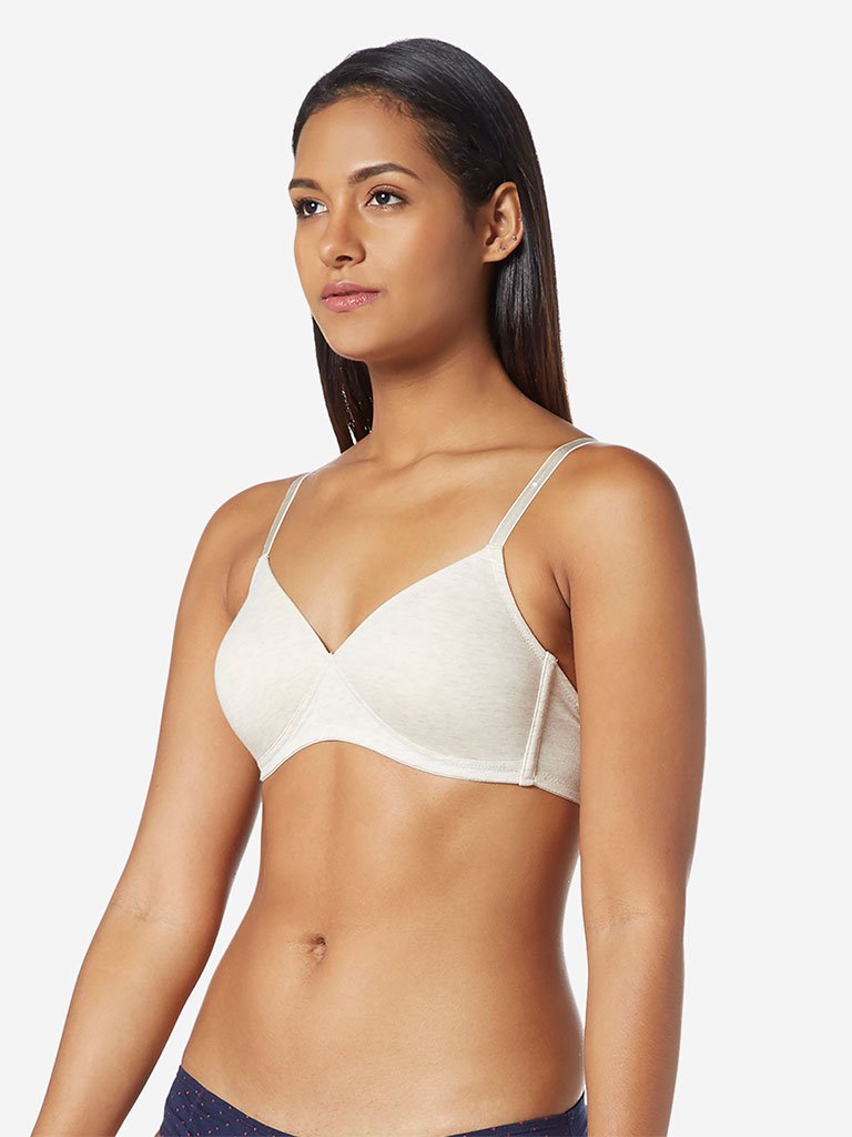 Wunderlove Off-White Non-Wired Padded Bra