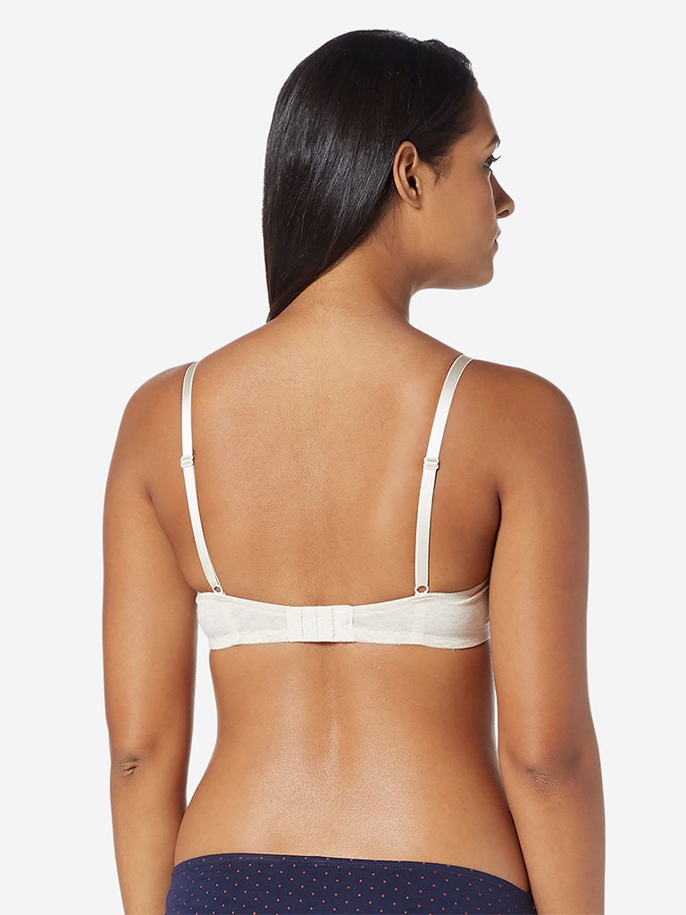 Wunderlove Off-White Non-Wired Padded Bra