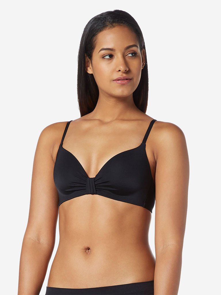 Wunderlove Black Padded Non-Wired Bra
