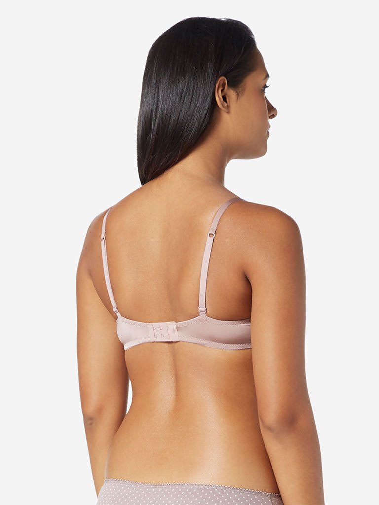 Wunderlove Dull Pink Padded Underwired Bra