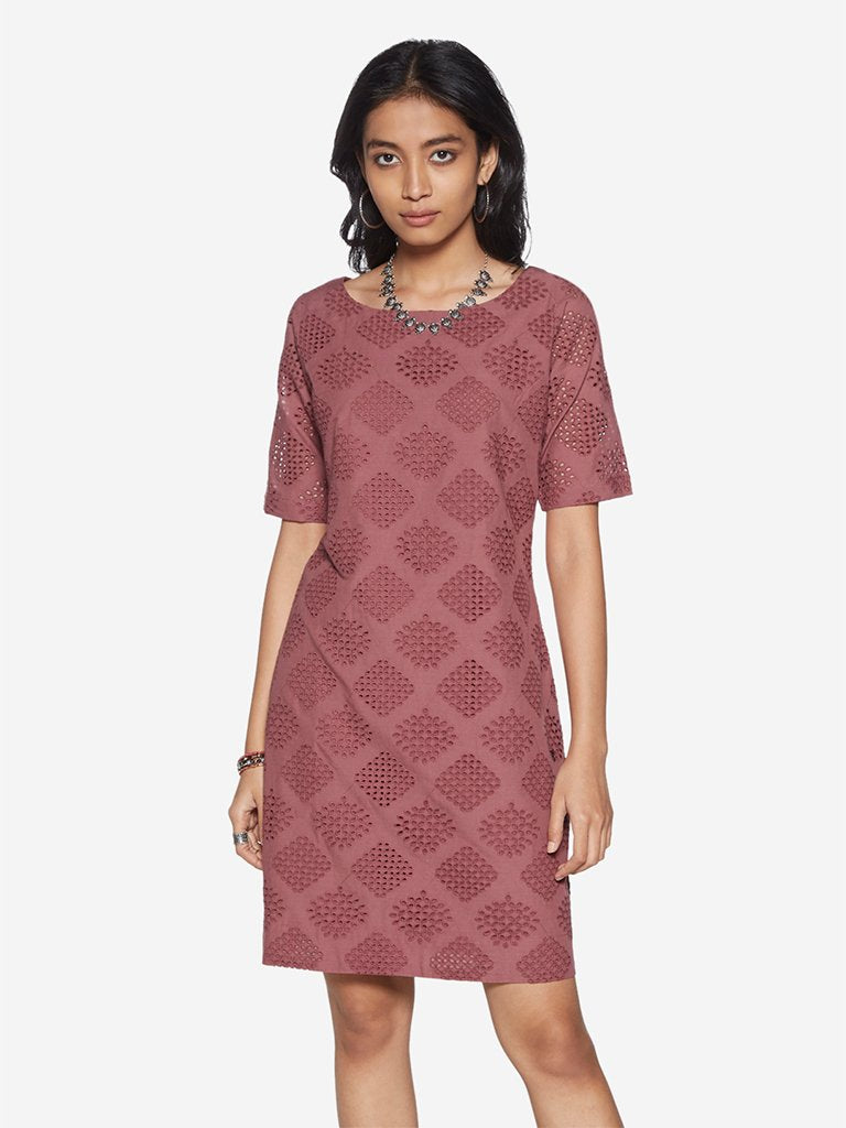 Bombay Paisley Persian-Rose Pure Cotton Dress